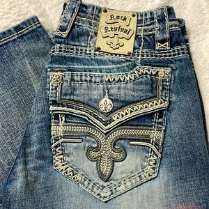 Mens Rock Revival jeans